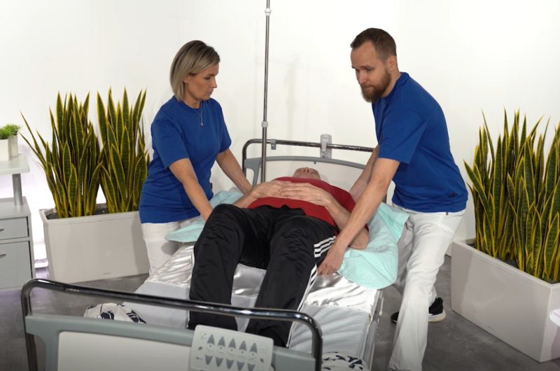 Patient handling in a rehabilitative and ergonomic way 